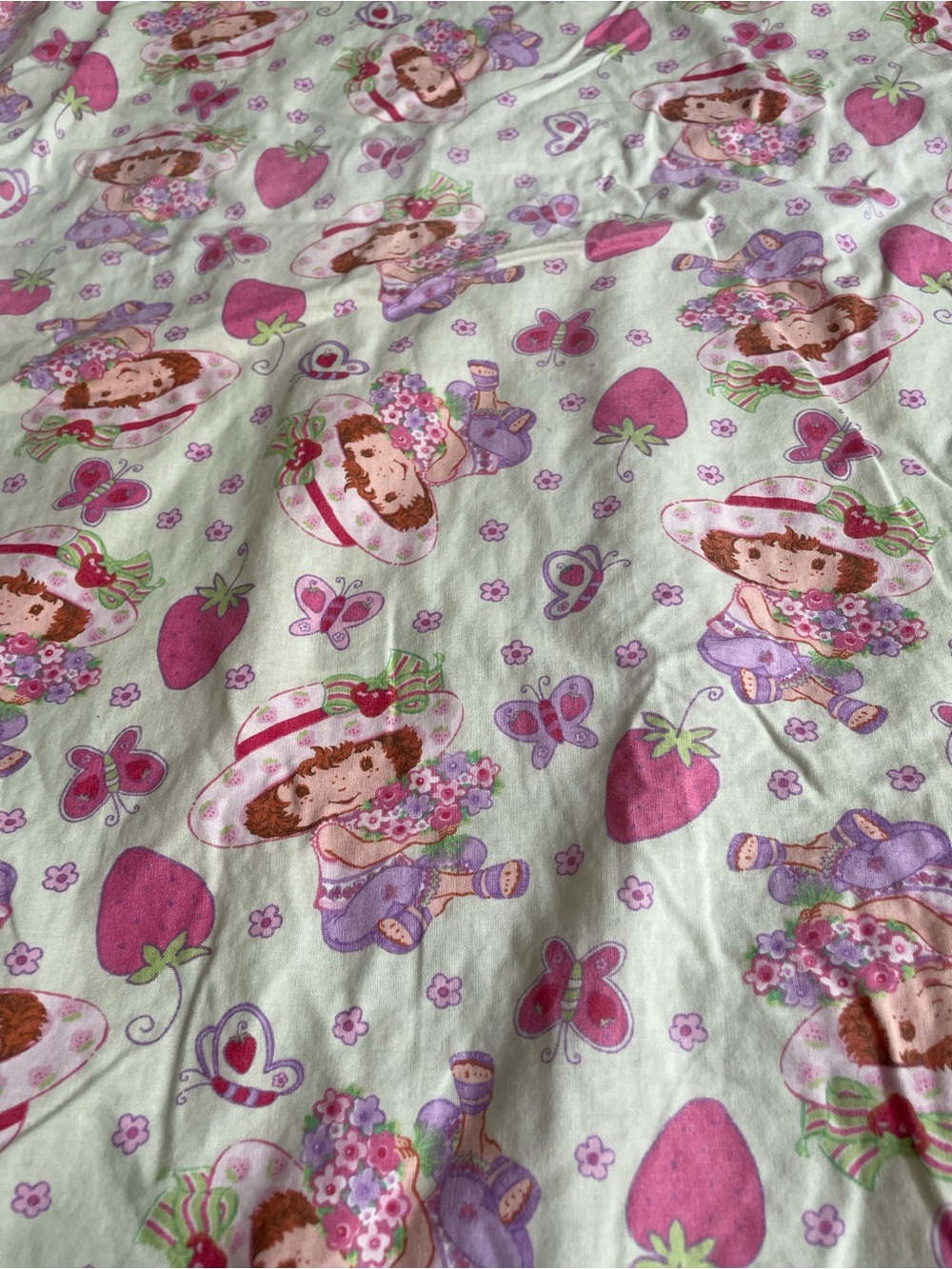 Kids Strawberry Character Pajama Set - Pink & Purple